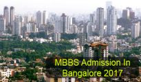 MBBS Admission in Bangalore 2017