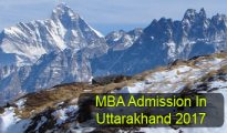 MBA Admission in Uttarakhand 2017