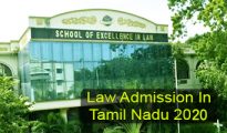 Law Admission in Tamil Nadu 2020