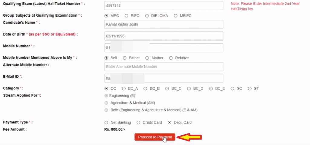 How to Fill TS EAMCET 2021 Application Form - Check Complete Steps