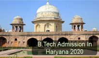 BTech Admission in Haryana 2020