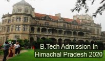 BTech Admission in Himachal Pradesh 2020