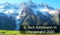 BTech Admission in Uttarakhand 2020