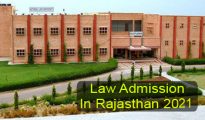 Law Admission in Rajasthan 2021