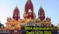 MBA Admission in Delhi NCR 2022