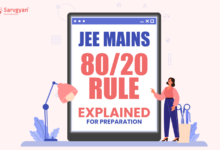 JEE Mains 80-20 rule
