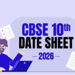 CBSE 10th Date Sheet 2026