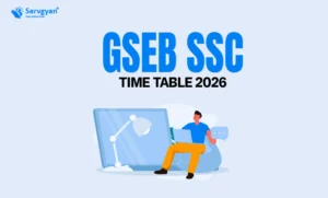 GSEB SSC time table 2026