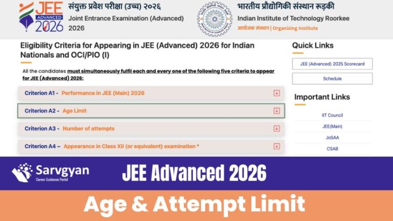 How Many Attempts for JEE Advanced 2026? Eligibility Criteria OUT