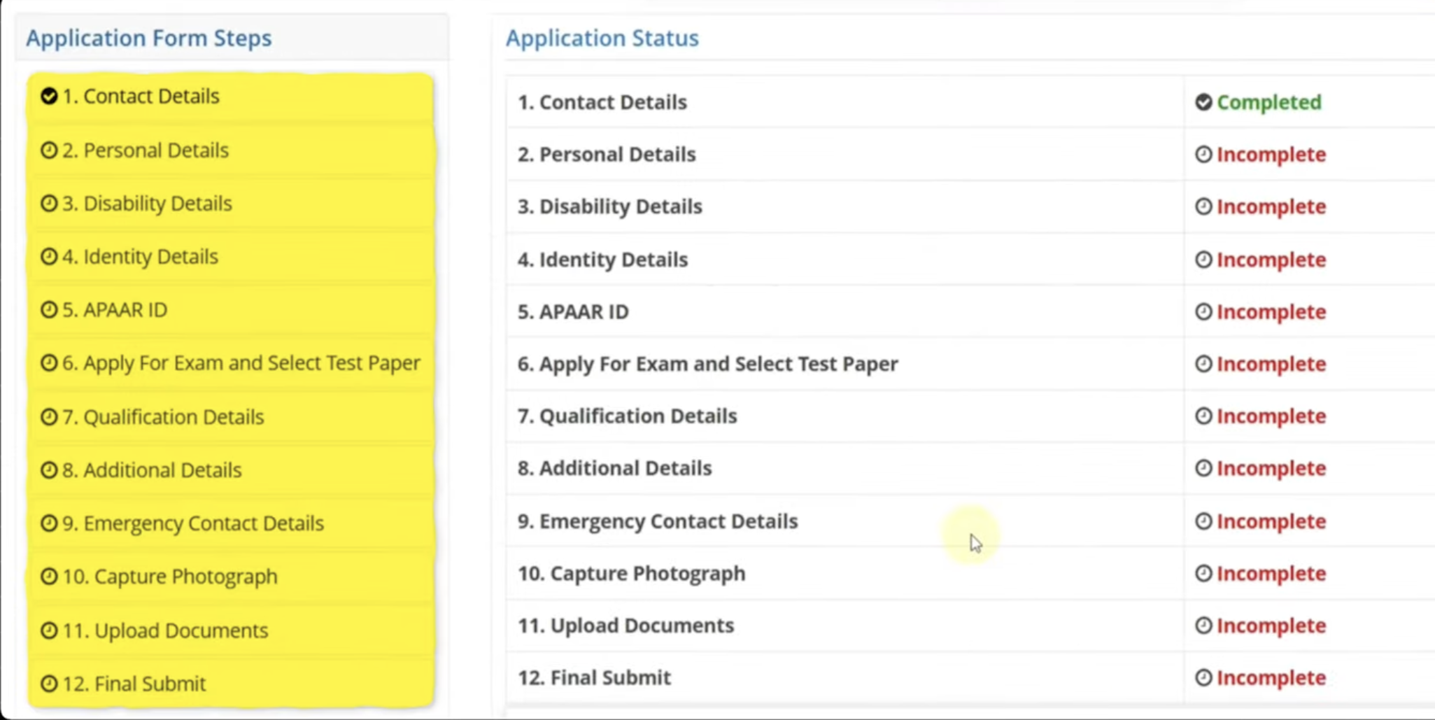 CUET 2026 How to fill Step 4