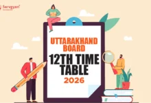 UK Board 12th Time Table 2026