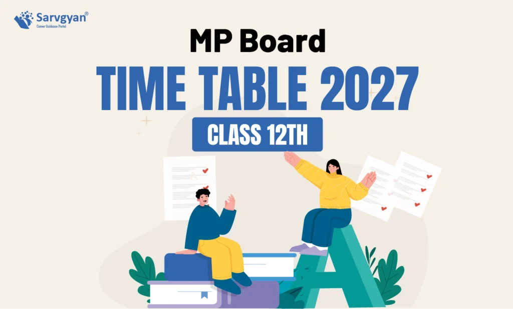 MP Board Time Table 2027 12th