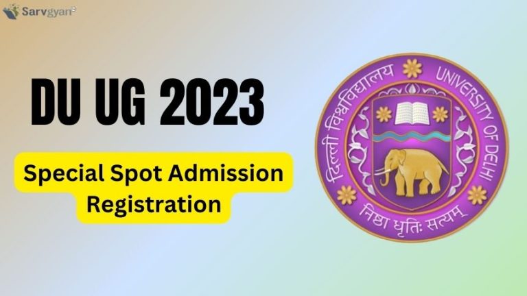 DU UG 2023 Special Spot Admission Registration Direct Link @admission ...