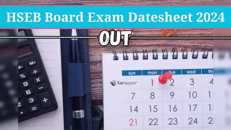 HSEB 2024 Board Exam Dates Out, Exams From 27 February - SarvGyan News