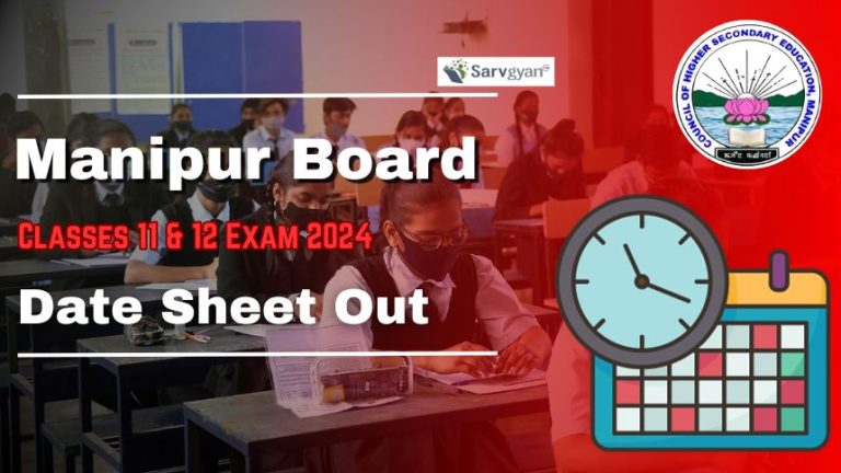 Manipur Board Classes 11 & 12 Exam Schedule Out @cohsem.nic.in ...